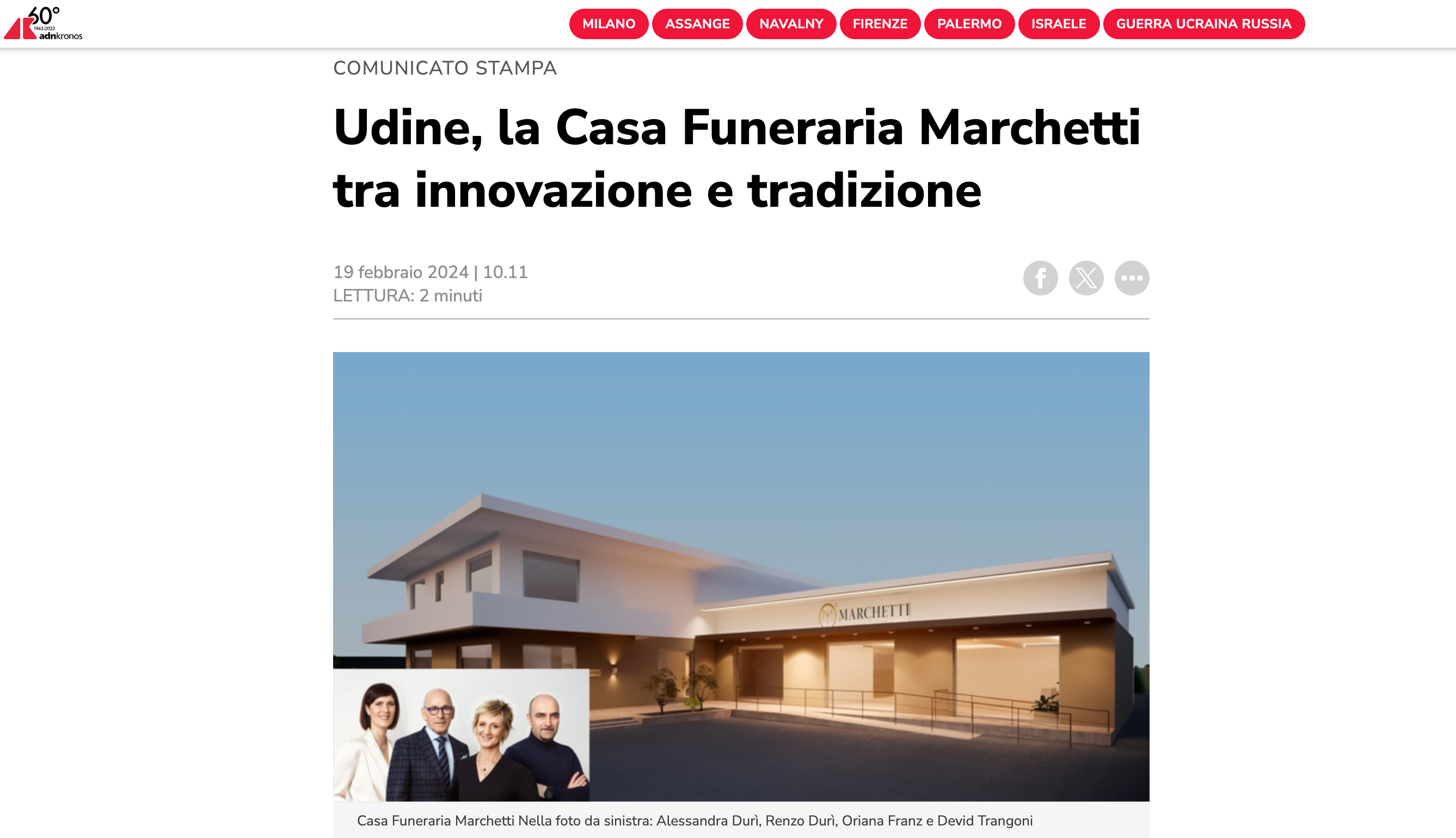Udine la Casa Funeraria Marchetti tra innovazione e tradizione 